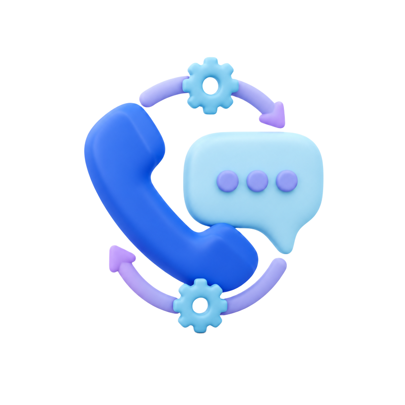 Clay-style phone and text system in action